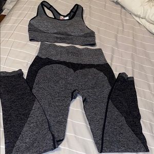Pink Workout Outfit Set